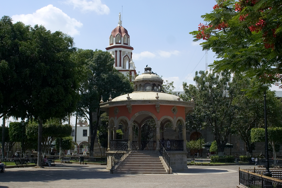 karakteristisk arkitektur för byggnaderna i kommunen Tlaquepaque.