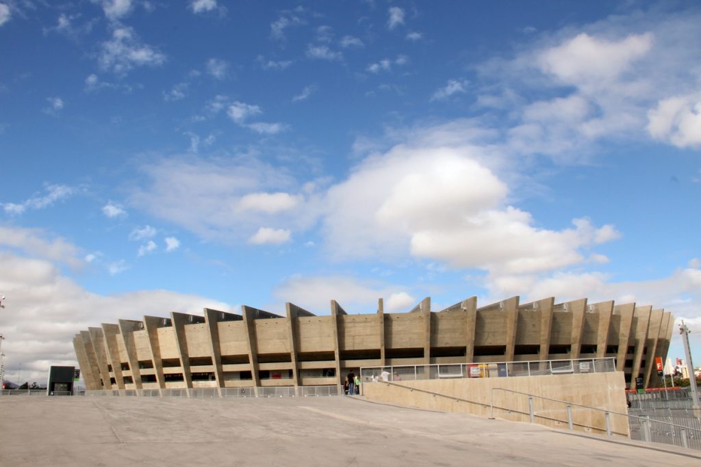 Vista do Estádio Mineirão em Belo Horizonte