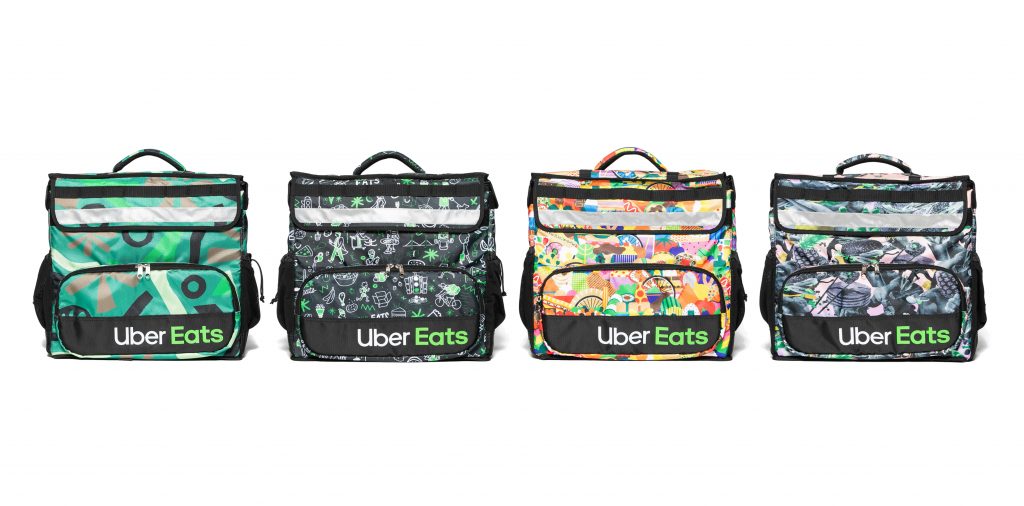 Uber Eats Limited Edition Artist Cody Insulated Backpack Bag Food Doordash 